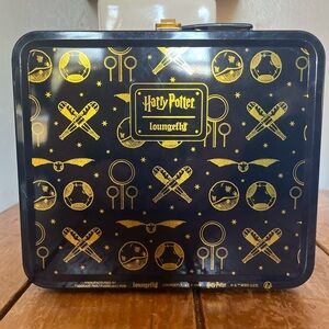 Harry Potter Loungefly Black and Gold Lunch Box